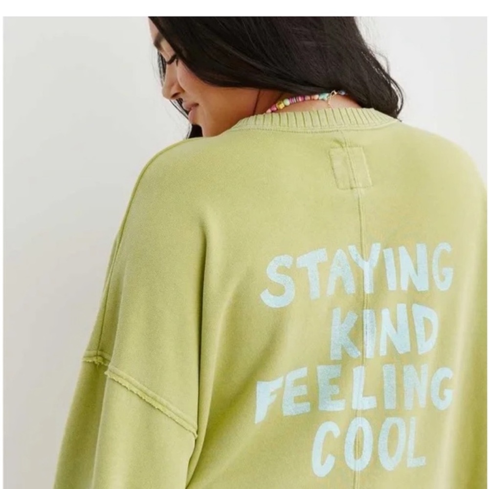 aerie down to earth crewneck staying kind feeling cool - Picture 3 of 7